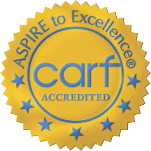 CARF Logo for On The Path Georgia Accredted